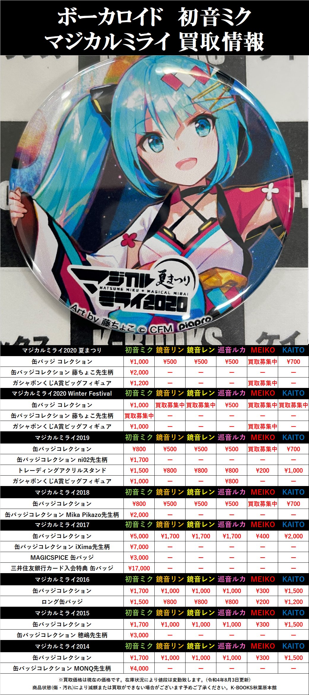 K-BOOKS秋葉原本館 動画系作品（Vtuber・歌い手） على X