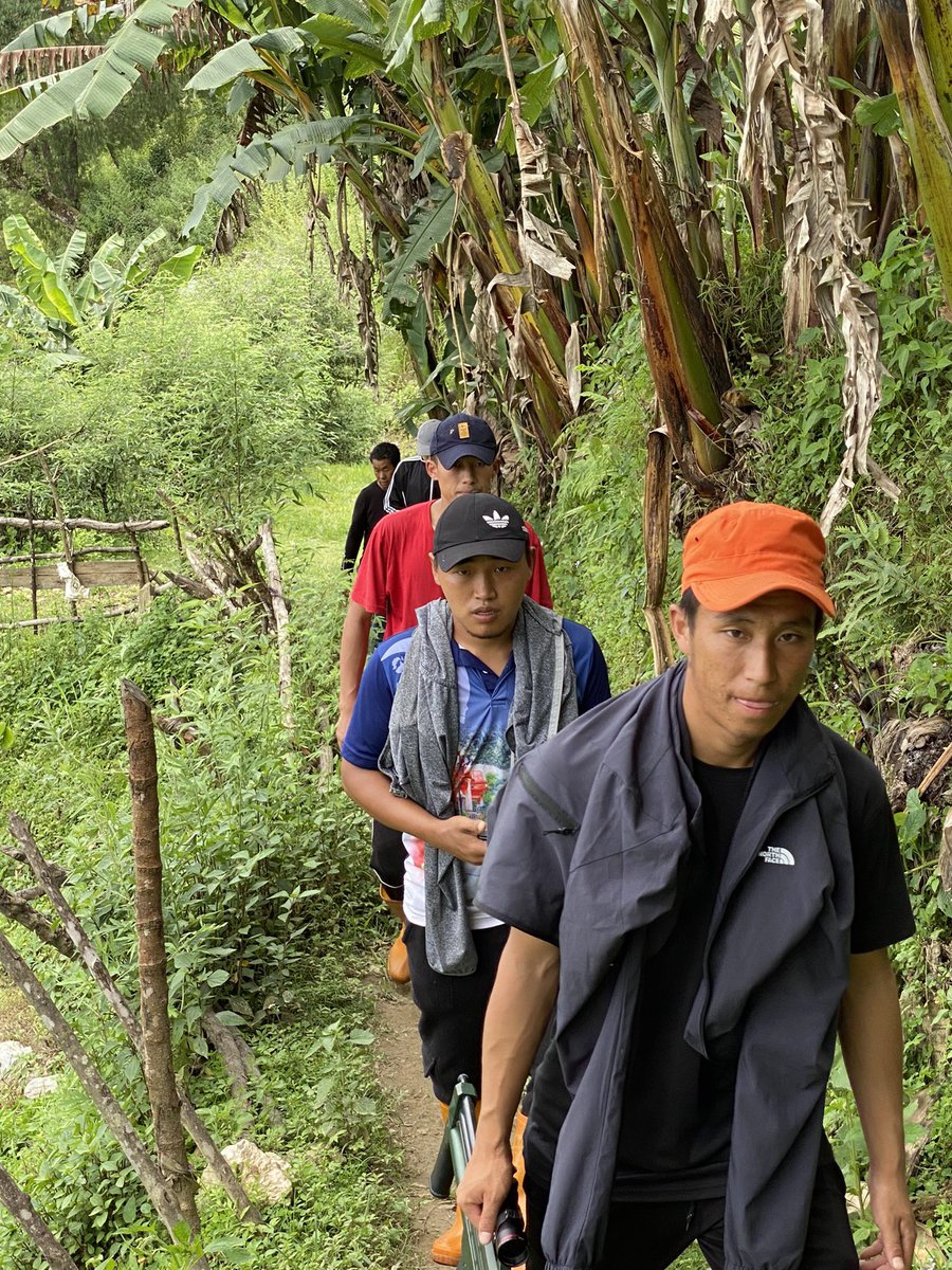 sangaykhandu's tweet photo. Gongtseri in Udzorong with team Central Tashigang. More elusives and efforts continue to catch them for neutering #NADPM #desuung #bhutan https://t.co/SuA3Q3N6OO