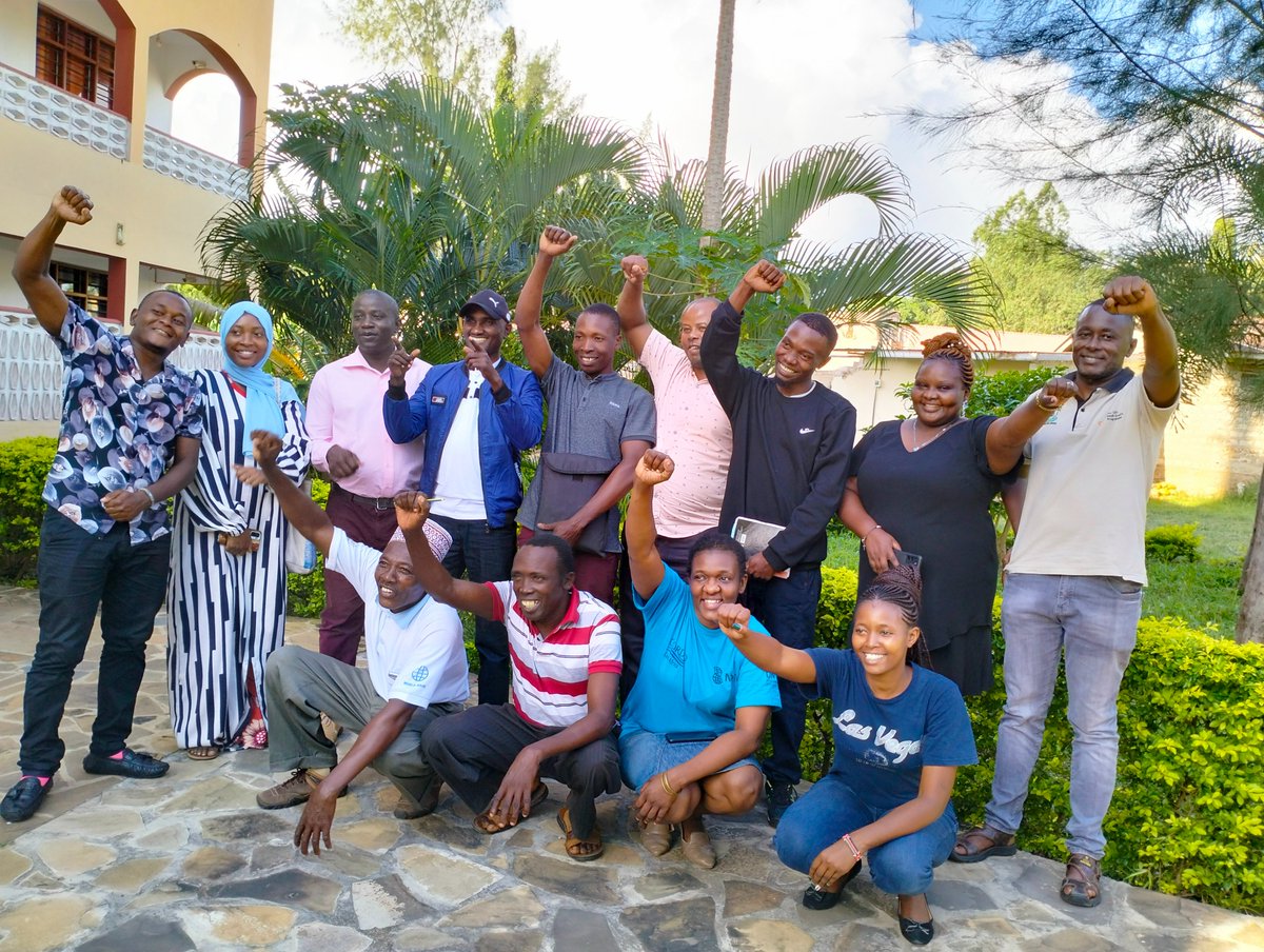 This week, @cordioea met with the Munje co-management technical committee (@kwskenya, @BaseTitanium, @KmfriResearch, @kefsofficial, @NemaKenya and @comred_ ) to draft the BMU's administration plan. Here's to strengthening our marine & fisheries research management, with @noradno