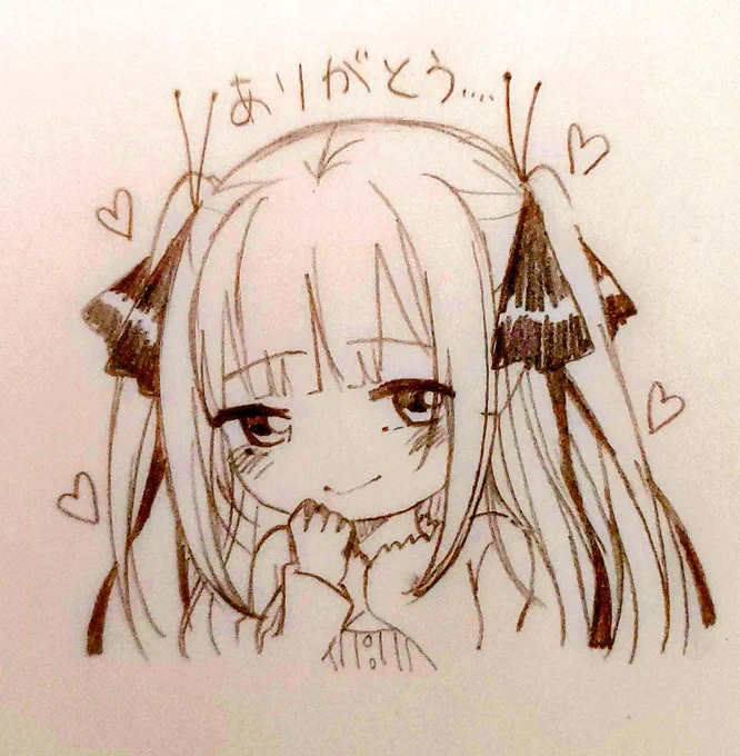 ありがとうイラスト!前とあんまり変わらないですが…#五等分の花嫁#イラスト 