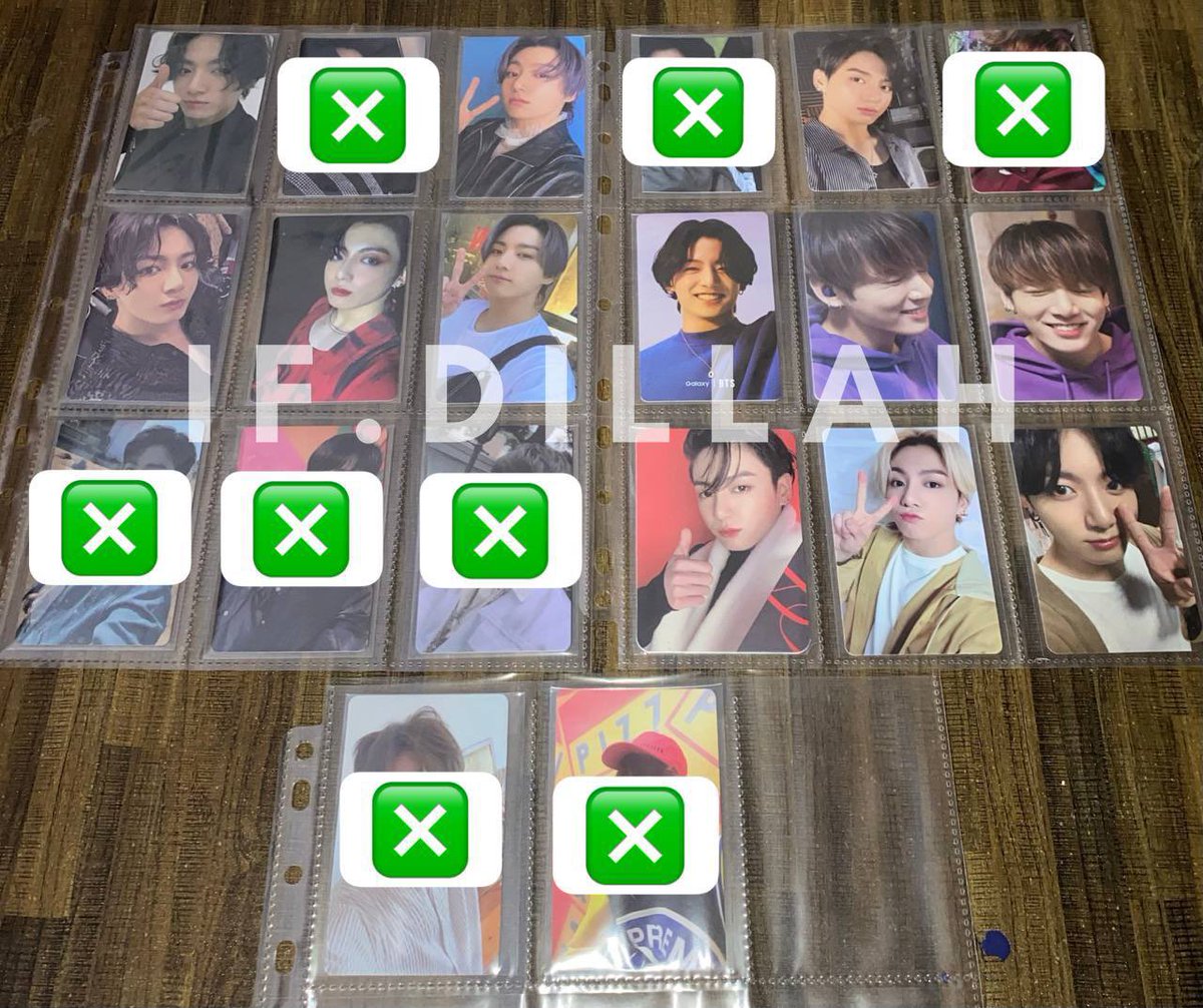 ifdilaaah's tweet photo. BTS JUNGKOOK PC (Army Help Rt 🐰)

Army Annyeong! 💜
🫶🏻All photocard in good condition 
🫶🏻No rush postage
🫶🏻Fast payment
🫶🏻No reservation

Postage checkout by shopee rm5
@BTSMarketMY @pasarBTS @BTSMY_ARMY @BTSSelling_twt https://t.co/OU96P3LmSj