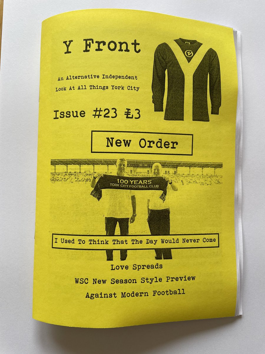 YfrontFanzine's tweet photo. Only 4 sold online in the last 24 hours which is disastrous for 2nd day sales. 

So much work has gone into this cracking issue it’s well worth a read. 

Please retweet and spread the word. 

You can order your copy now from https://t.co/wcyEnL3fqw #ycfc https://t.co/oYz7YtVm6S