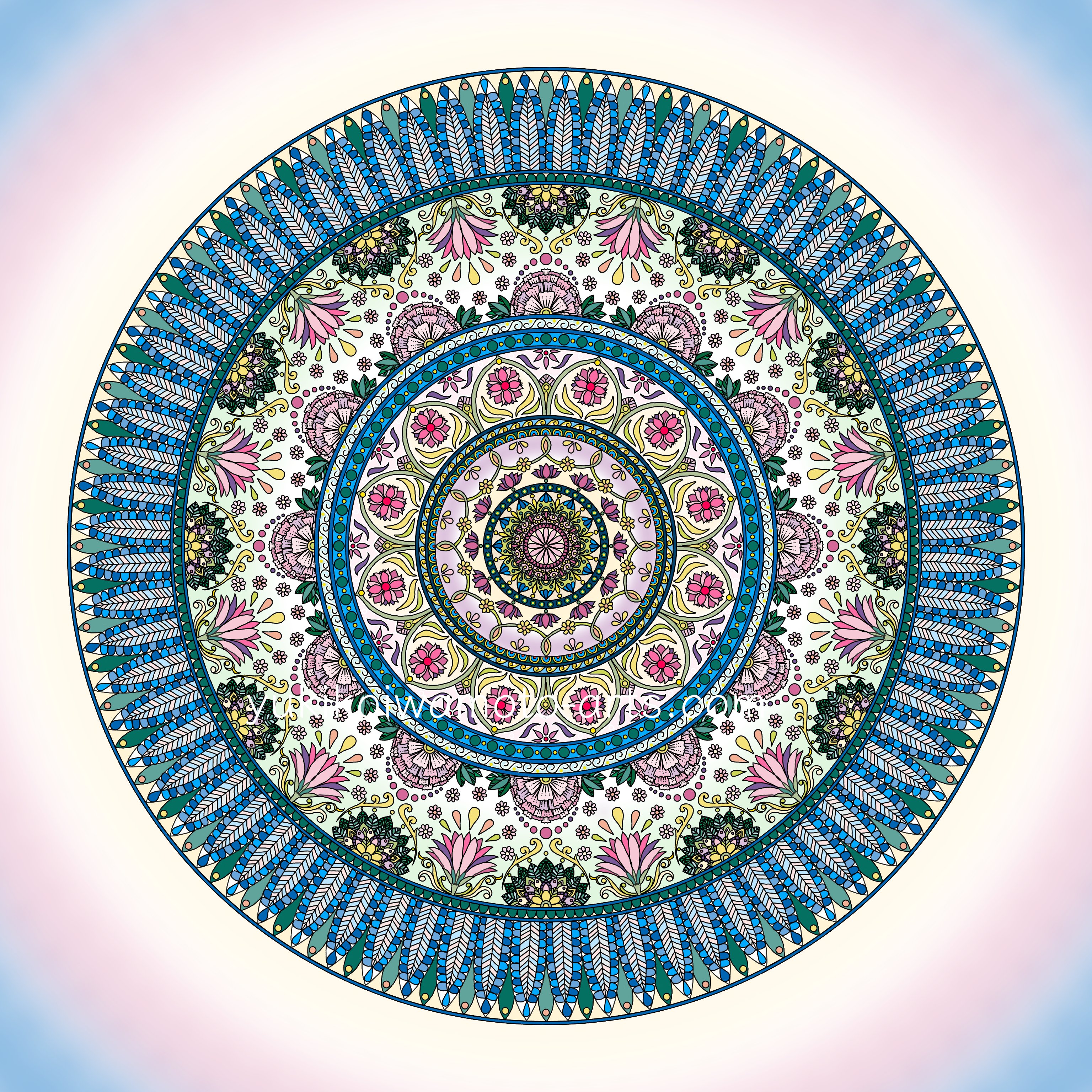 イワモトユキコ 幸運を呼ぶ曼荼羅アート Arts Lakshmi Twitter