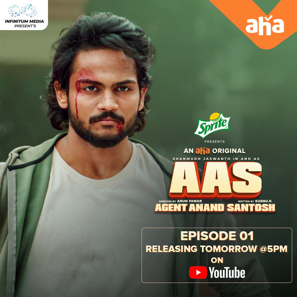 ahavideoIN's tweet photo. Agent is taking over YT tomorrow. Watch Episode 1 of #AASOnAHA 
@infinitummediaa  @shannu__7  @sprite_india https://t.co/nBRhb3TeF5