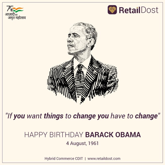 Happy birthday to the former president of USA, Barack Obama!   