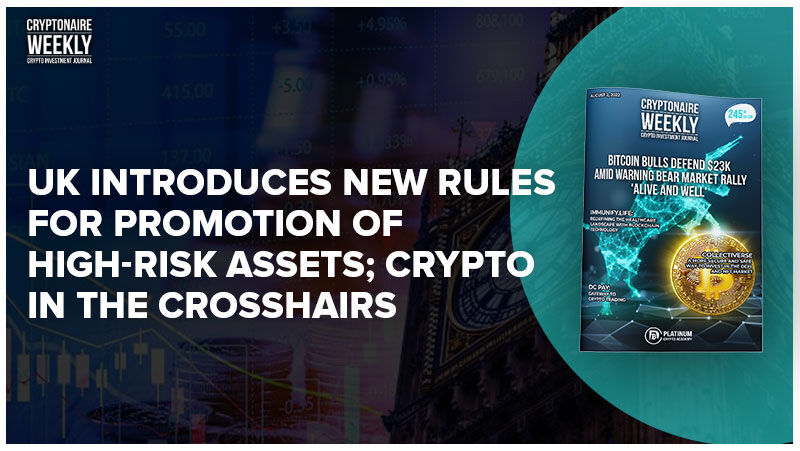 PlatinumCrypto's tweet photo. UK introduces new rules for promotion of high-risk assets; crypto in the crosshairs
#FCA #cryptocurrency #cryptomarket #CryptonaireWeekly #platinumcryptoacademy #CryptocurrencyNews
https://t.co/QbyW8PHjq9 https://t.co/q69DwjN3Do
