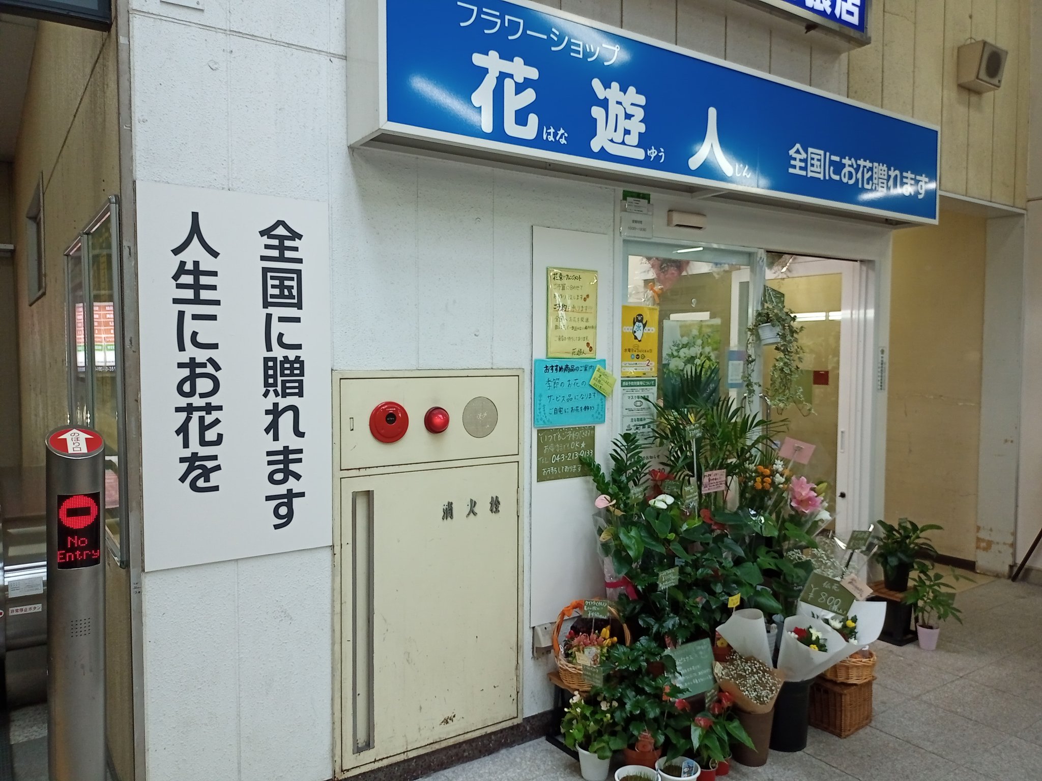 もくもく 一見地味だけど車庫あるし良い駅 花屋の科白がいいね T Co Zgcdvfntrf Twitter