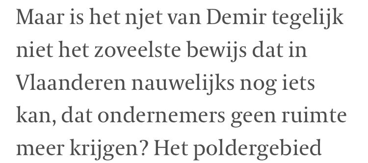 Nee ⁦<a href="/tijd/">De Tijd</a>⁩, het betekent dat je als ondernemer goed moet bepalen waarin je onderneemt, en duurzaamheid voorop moet stellen. #knokke #ghelamco

Jammer dat we nog steeds mtn uitleggen dat ondernemen meer is dan een winstmachine beheren.
