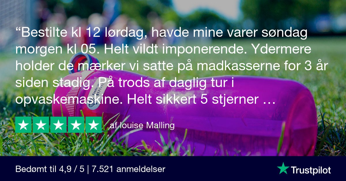 Navnelap's tweet photo. TAK, TAK, TAK - helt-ind-i-hjertet-TAK 🙏❤😍❤

Med mere end 7.500 anmeldelser i ryggen, kan vi kun være stolte af at score topkarakter i alle relevante kategorier ⭐⭐⭐⭐⭐ 

https://t.co/iHZ46MPhmE

#afhjertettak #gladekunder #tak #navnelapper https://t.co/ZAw3qEbJud