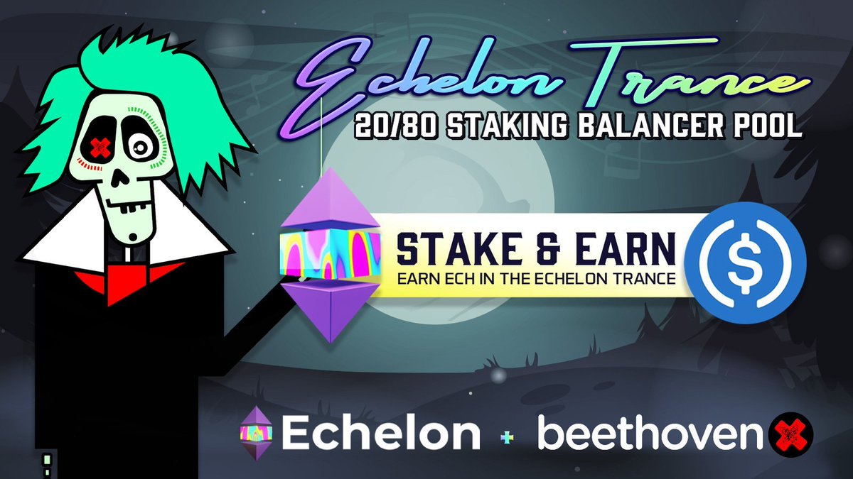 EchelonFDN's tweet image. Our 80/20 $ECH/USDC pool on #Fantom, &quot;Echelon Trance&quot;, has been nominated for $BEETS incentives at BeethovenX. Voting will start in a few hours and last until Sunday.

Vote for Echelon and get all your friends to vote for Echelon Trance!

Vote ✅
snapshot.org/#/beets.eth/pr…
