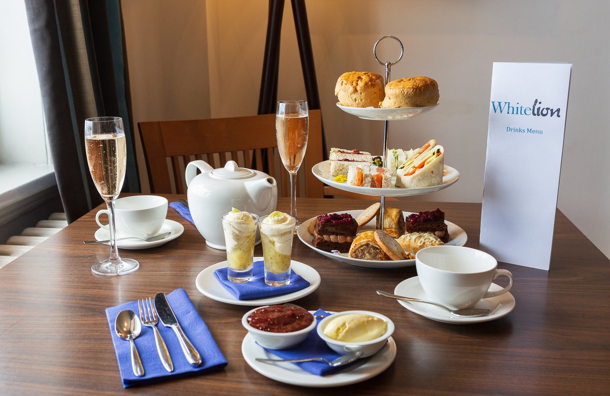 It's finally here! Our Afternoon Tea is available now! 
Join us Wednesday to Sunday between 12pm and 4pm to indulge in our sweet tower of wonderful naughtiness! 
Just £18.50 per person, and a FREE glass of Prosecco throughout August 🥂
whitelion.co.uk/dine/afternoon…