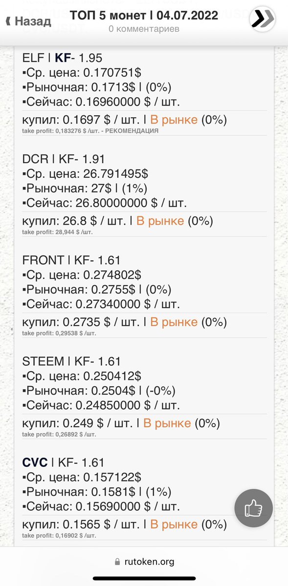 iBotCoin's tweet photo. Всем привет! Топ 5 монет на сегодня. 
#cvc #steem #dcr #front #elf 

https://t.co/GxZjTG9vqD https://t.co/WYS7U50Sjt