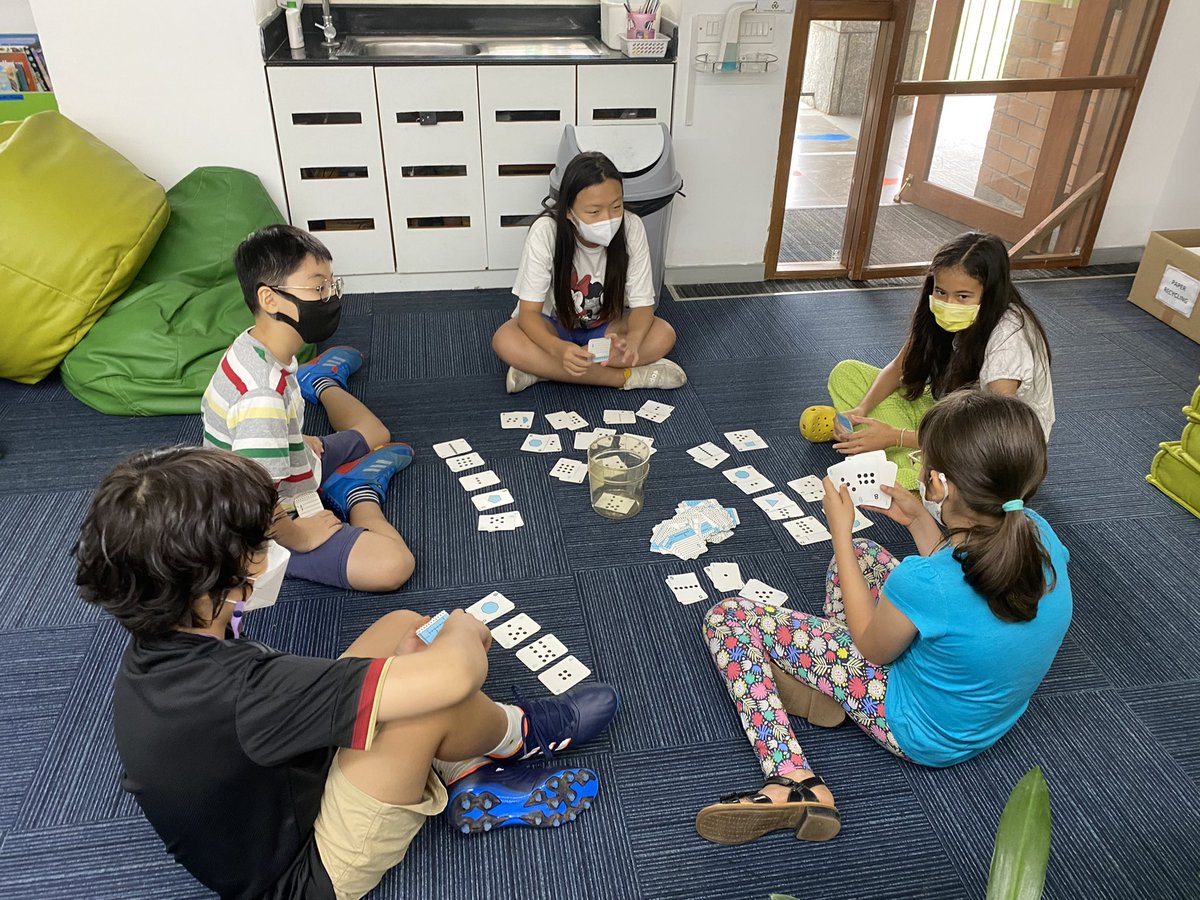 AISCElementary's tweet image. #AISCGrade5 #AISCElementary Math games Salute and Make 10!