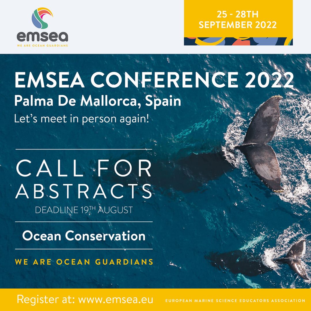 emseassociation's tweet photo. ⚠️Only 15 days left to submit your abstract for the #EMSEA Conference!🏃
🤗This year's abstract themes are:
➡️Blue Education
➡️Careers & Jobs in the Blue Economy
➡️Ocean Technology & Education
➡️Ocean Conservation
➡️Open Session
🔗https://t.co/Y5Fgx8WDbm
#oceanliteracy 💙 https://t.co/Xd4rusoCyM