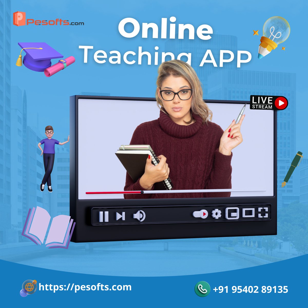 pesofts1's tweet image. Do you want to increase your coaching growth by 10x? So now, get an online teaching app for your coaching institute.
.
bit.ly/39elAIF
.
#Online #onlineTeachingApp #TeachingApp #App #teacher #Teachers #AppforOnlineTeaching #Education #learning #teaching #Elearning