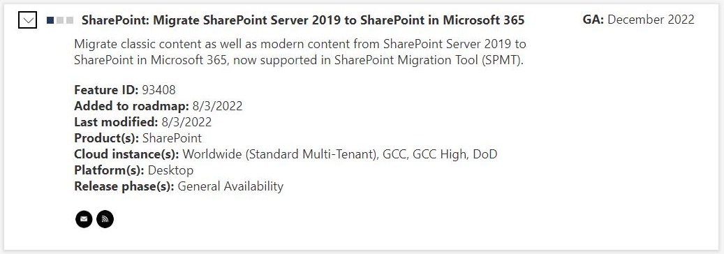 365Fanatic's tweet photo. Great to see that the standard #SharePoint Migration Tool (SPMT) will support #SharePoint2019 by the end of the year. Currently only paid #migration tooling supports SharePoint Server 2019 migrations.

#Microsoft365 #SharePointOnline #365Fanatic https://t.co/gm9hvwJKpp