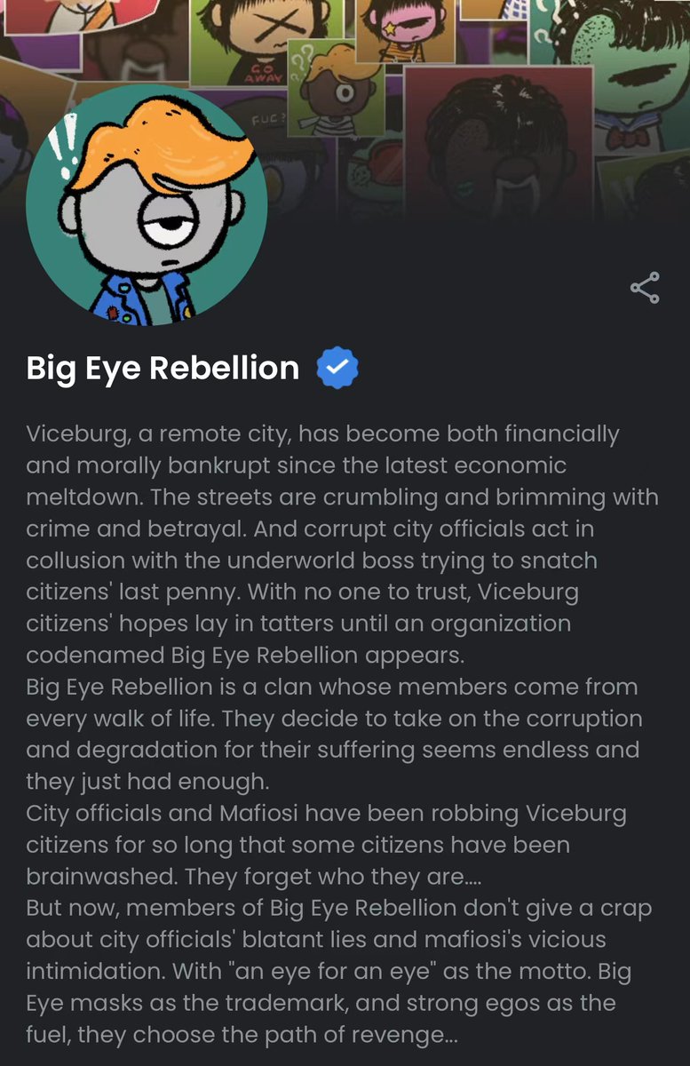 Big Eye Rebellion is now verified on Opensea. 🔥🔥🔥

opensea.io/collection/big…