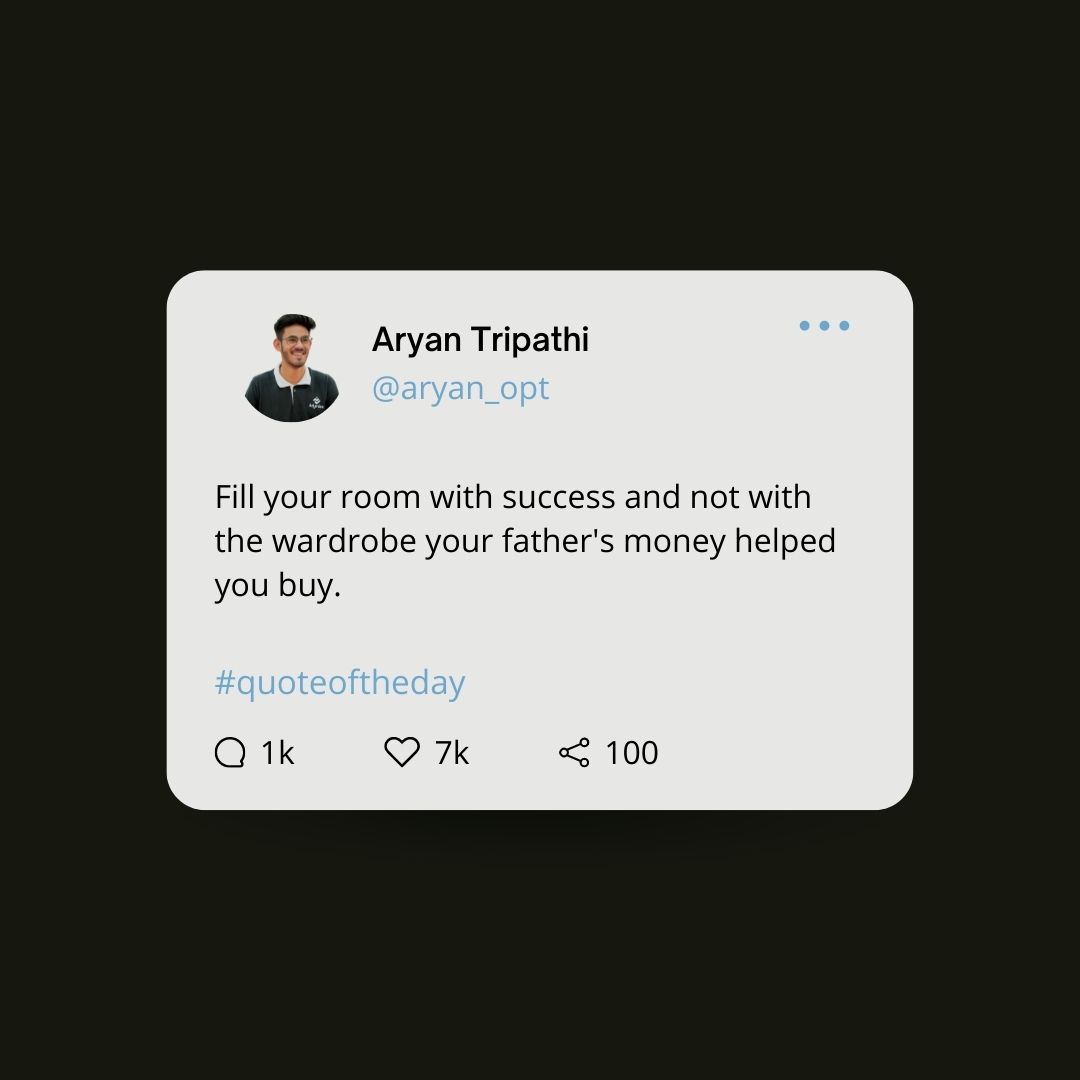 aryan_opt's tweet photo. #quoteoftheday #success https://t.co/7JEo73C9Mw