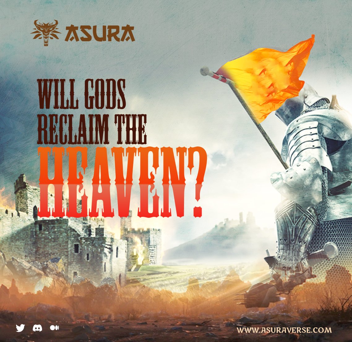 AsuraVerse's tweet photo. Have the #ASURS conquered the heaven, or have gods stranded it away?
Find it out only on #ASURAVERSE
#BlockchainGaming #DeFi #GameFiโ #Crypto #tokenvest #Asuraverse https://t.co/2J4QNsxfFQ