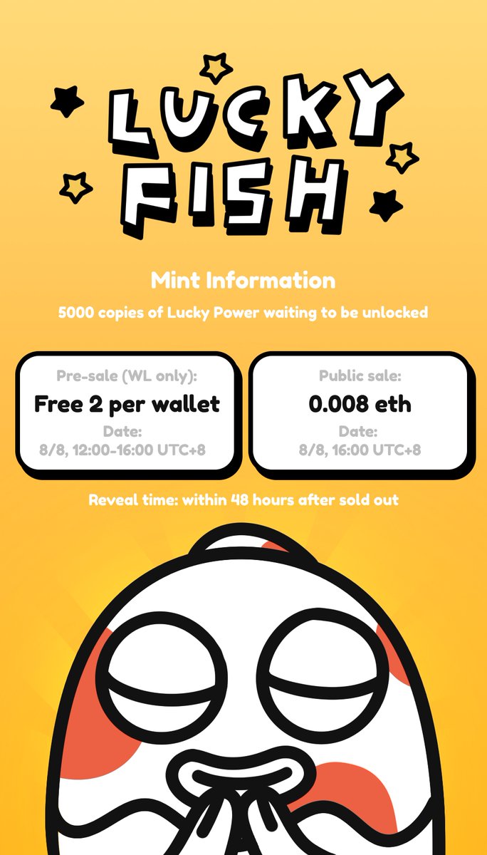 Lucky Fish NFT tweet media