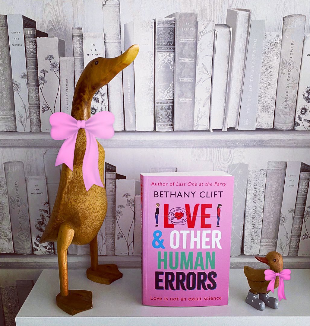 Happy publication day! 🥳
@Beth_Clift 
#LoveAndOtherHumanErrors is 
a wonderful read! 💗
@HodderBooks #bookbloggers 
#BookTwitter #booktwt