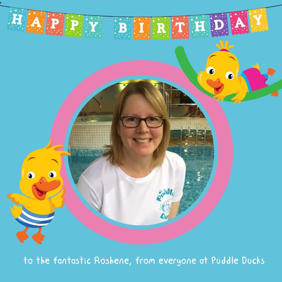 Happy Birthday wishes are sent to you Roshene! We hope you have a day as fantastic as you are! Lots of love from the Puddle Ducks team xx