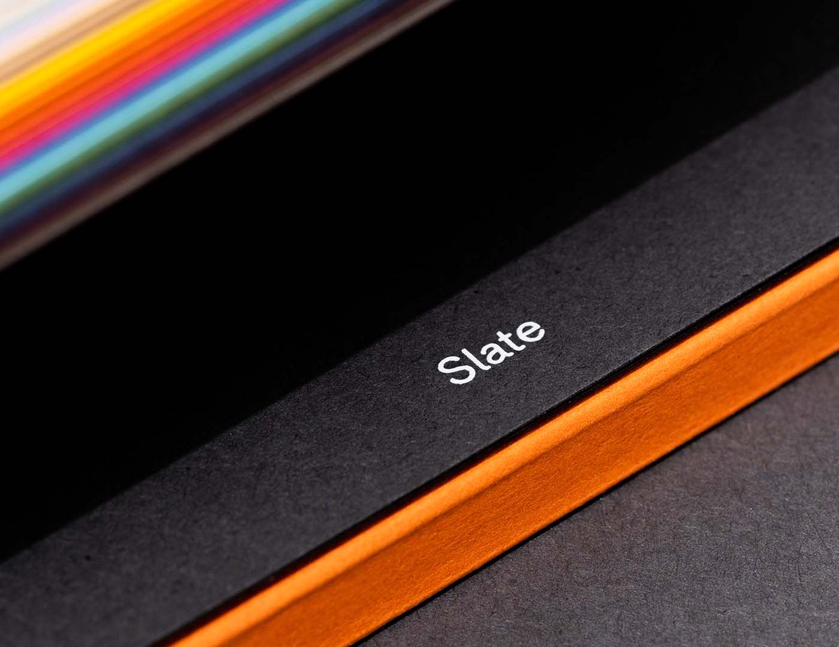 GFSmithpapers's tweet image. #ColorplanMini No. 3 features all 55 @colorplanpapers shades, with the four latest additions - Slate, Hot Pink, Chartreuse and Rust.