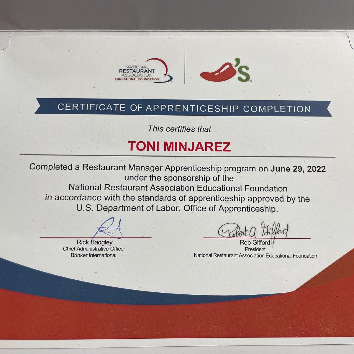 Toni Marie Minjarez (@sjshark_toni408) on Twitter photo So thankful for the company I work for! From Hostess to Manager, two certs, and almost done with my associates degree and so much more! Thank you so much <a href="/ChilisJobs/">Chili's Jobs</a> @MiaGeb81 <a href="/jeremylilly86/">Jeremy Lilly</a> <a href="/ChilisJefferson/">Jefferson_Chilis</a> <a href="/hasquet/">Hasquet</a> <a href="/twchilihead/">Tiffany Lemons</a> <a href="/train3rgirl/">Kimberly Harding</a> <a href="/WeRRestaurants/">National Restaurant Association</a> @Pearsonacceler1 So thankful for the company I work for! From Hostess to Manager, two certs, and almost done with my associates degree and so much more! Thank you so much <a href="/ChilisJobs/">Chili's Jobs</a> @MiaGeb81 <a href="/jeremylilly86/">Jeremy Lilly</a> <a href="/ChilisJefferson/">Jefferson_Chilis</a> <a href="/hasquet/">Hasquet</a> <a href="/twchilihead/">Tiffany Lemons</a> <a href="/train3rgirl/">Kimberly Harding</a> <a href="/WeRRestaurants/">National Restaurant Association</a> @Pearsonacceler1