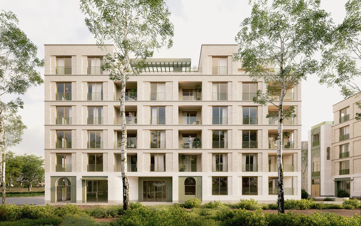 Close in age, close at heart. Our project SP8 Anundo.Park in Mannheim, a competition winner in 2020 which is now being published for the first time, has an architectural concept which promises its future residents one thing: to be less alone together. awg.at/project/sp8-d/