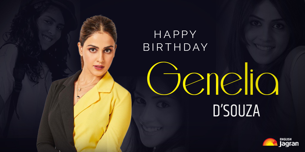 Wishing the charming Genelia D Souza, a very happy birthday     