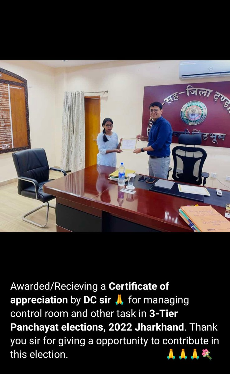 dasma_diggi's tweet photo. Thank you sir for giving me this opportunity to contribute in 3-tier election, 2022.🙏🙏 https://t.co/4FRKvIpIUT