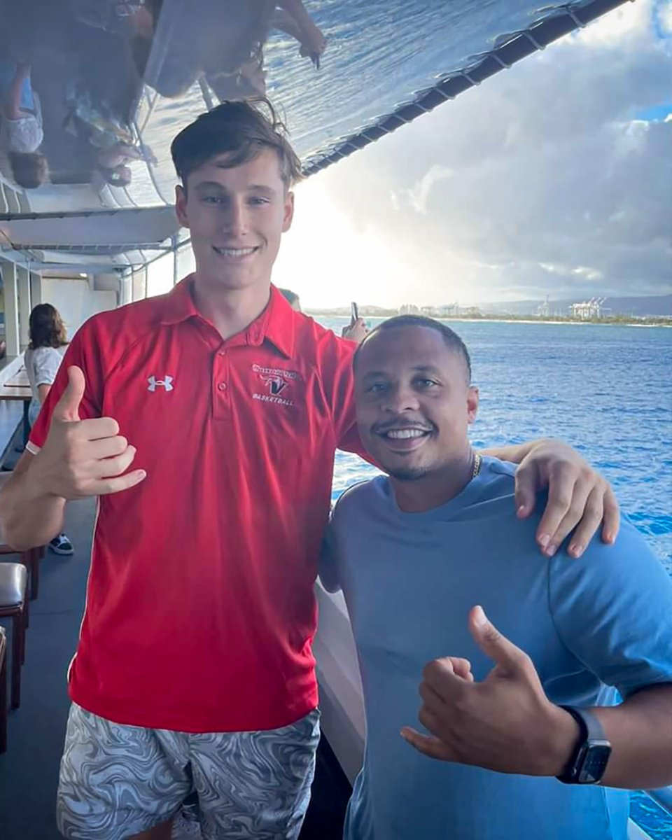 HiloVulcans's tweet photo. .@UhHiloHoops's Emery Eberhard and asst. coach/SAAC advisor Jamison Montgomery represented Hawai‘i Hilo at this year's PacWest SAAC Retreat in Honolulu 🤙 #SAACPac22
MORE: https://t.co/B1atmpBxiH https://t.co/czYiXn7PB8