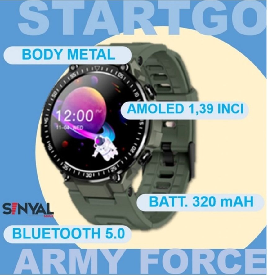 sinyalmagz's tweet image. #smartwatch keren dibanderol Rp 999.000,-nih. #StartGo #ArmyForce buruan hanya di gerak #Advan , simak reviewnya di sinyalmagz.com/smartwatch-sta… #gadget #gifts