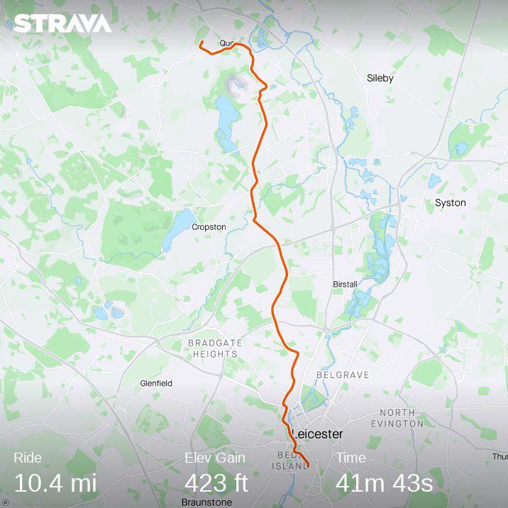Check out my ride on Strava.
strava.app.link/nIYeDgdhdsb #C2WDLeicester