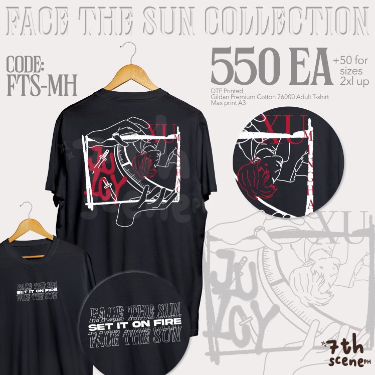 7thsceneph's tweet photo. we got this 🎶 juicy juicy 🎶 #FaceTheSun THE8 shirt!

are you going to miss out? you know what to do 👉 https://t.co/gGjbBgXLTa

you may settle your remaining balance until august 9 🤎

#7thSPHCollections

wts lfb ph seventeen svt fts face the sun fanmade merch tshirt https://t.co/etfrrAqcNQ