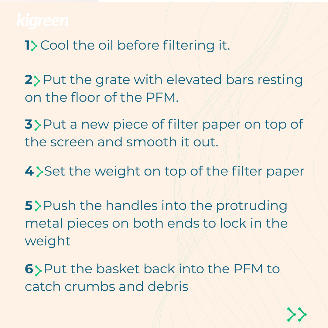 kigreensoft's tweet photo. Do you know how to Filter the UCO your food establishment  produces?
If you have a food establishment you must know how to handle your UCO properly, but are you doing it well? We give you some tips!

#kigreen #kigreensoftware #ambiente #green #UCO #OAU #sustentabilidade https://t.co/F3d0w0ZXp0