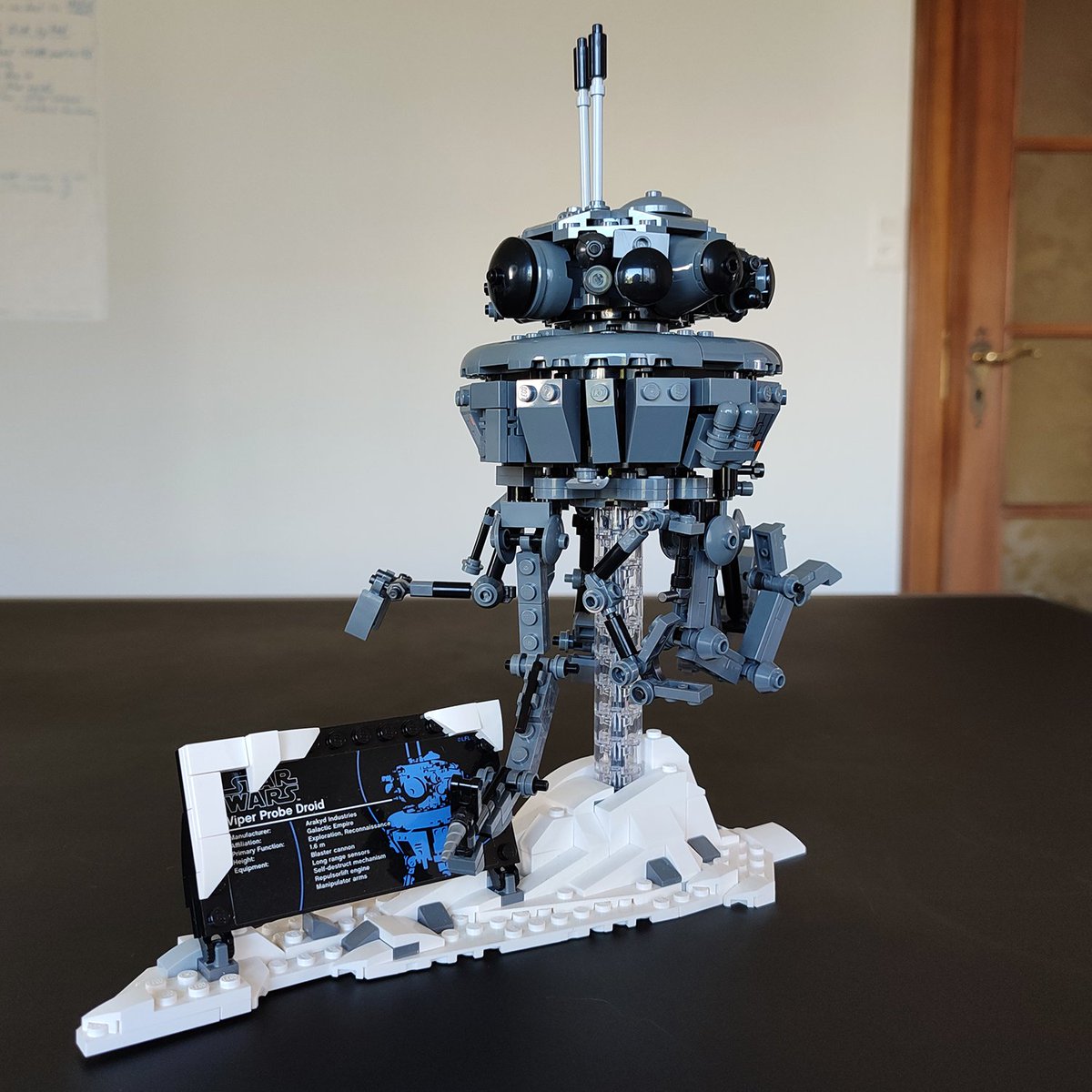vrbnio's tweet photo. Slowly building new Legos throughout our coffee breaks! 😊 The last one we worked on is Star Wars' Viper Probe Droid.
#lego #starwars #starwarsfan #fandom #imperialprobedroid #viperdroid #coffeebreak #teamwork https://t.co/NzsOz5JFaS