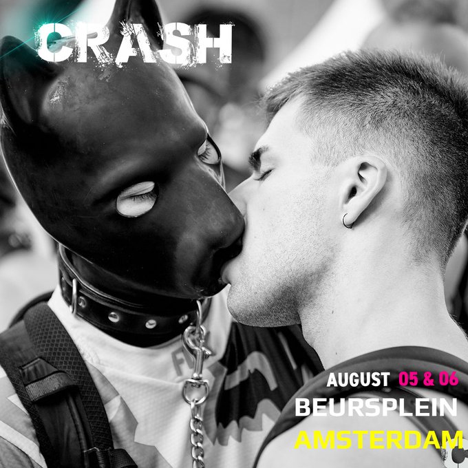See you all tomorrow my beautiful fetish family at CRASH Amsterdam Pride! https://t.co/MvMk7VoyrK