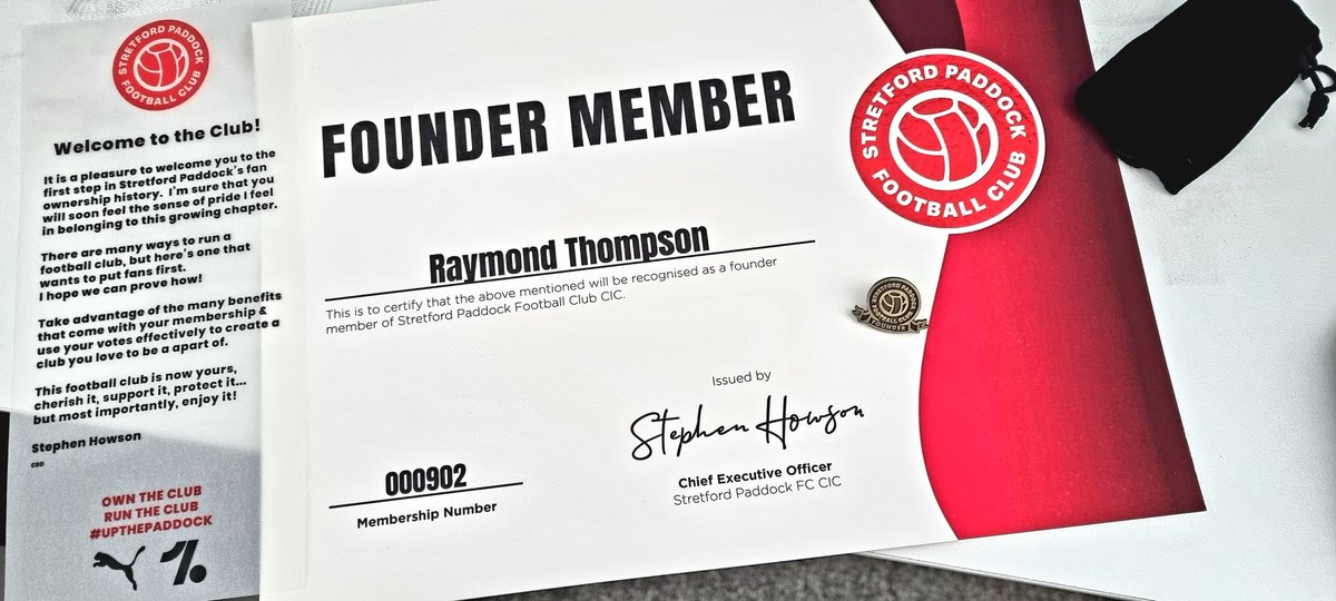 So I'm a co-owner of a football club! <a href="/SPaddockFC/">Stretford Paddock FC</a>