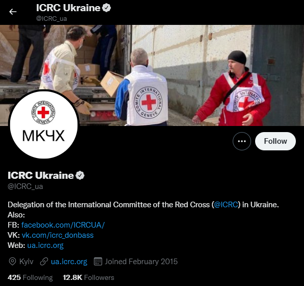 Dream_On_Now's tweet photo. The level of disrespect and disregard of it's mission in Ukraine by @ICRC
@ICRC_ua 
They STILL have a VK account
"icrc_donbass"
Bunch of damn hypocrites
Do not donate to that huge fraud of organisation
#RedCrossisUseless
#OlenivkaMassacre 
#ICRCisafraud https://t.co/M8If7CiCkq