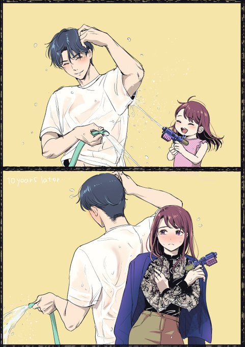 大人になっても、水遊びしてくれる…??🌊🌊🌊 