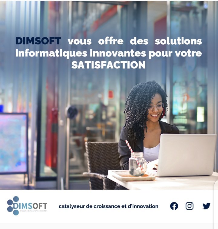 DimsoftFrance's tweet photo. Bonjour le monde. 
Si vous cherchez les solutions innovantes à la pointe des routes nouvelles technologies, n'hésitez pas à faire appel à Dimsoft pour votre satisfaction.
#Dimsoft https://t.co/paKvY5IMGX
