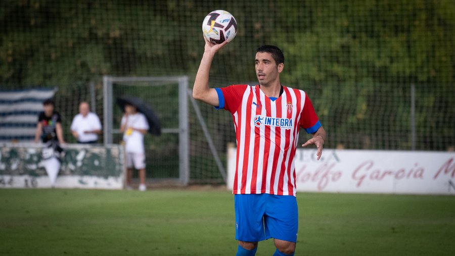 Cote, en el amistoso frente al Alavés (Foto: RSG).