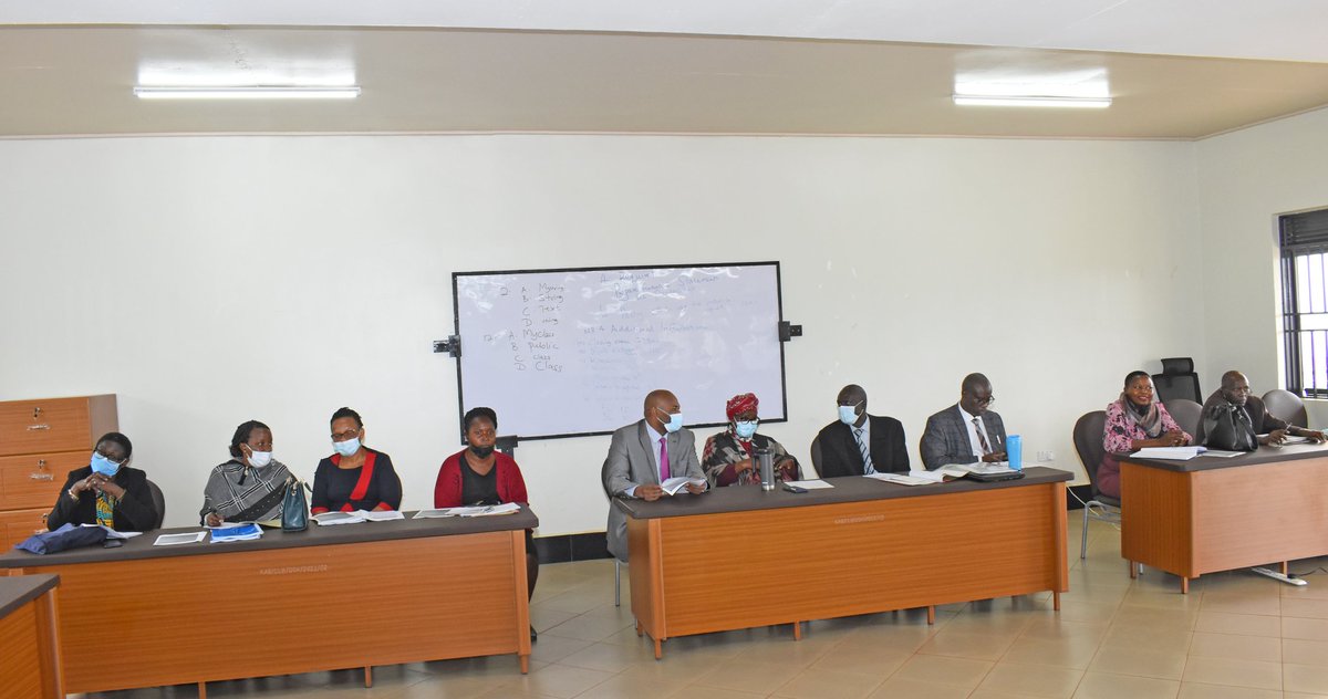Happening now: an inspection team from the NCHE is @kabuniversity for inspection of resources for training of new Science programmes and evaluation of compliance to established standards. @jckwesiga @BbashekaPhd