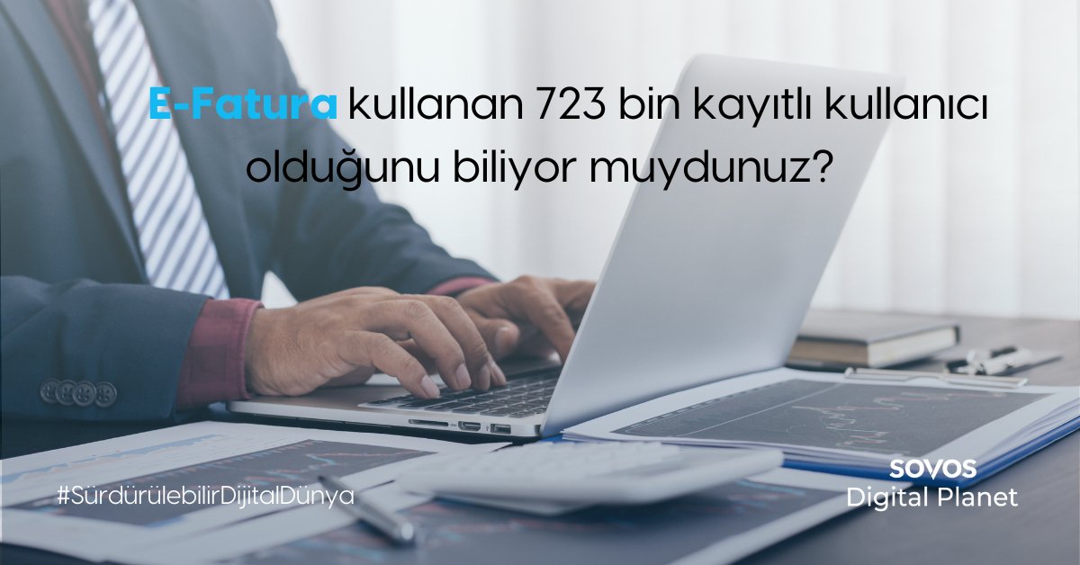 Temmuz geçişiyle; e-Fatura kullanan 723 bin, e-İrsaliye kullanan 175 bin, e-Arşiv Fatura kullanan 669 bin kullanıcı var.​
E-dönüşüm dünyasının avantajlarından faydalanmak isterseniz linkteki formu doldurun, sizi arayalım: bit.ly/3GiZQh5​
#edönüşüm #sovosdigitalplanet
