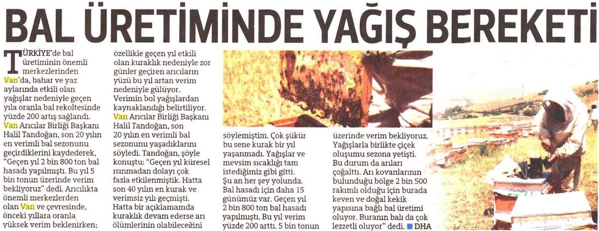 Van Arıcılar Birliği tweet media