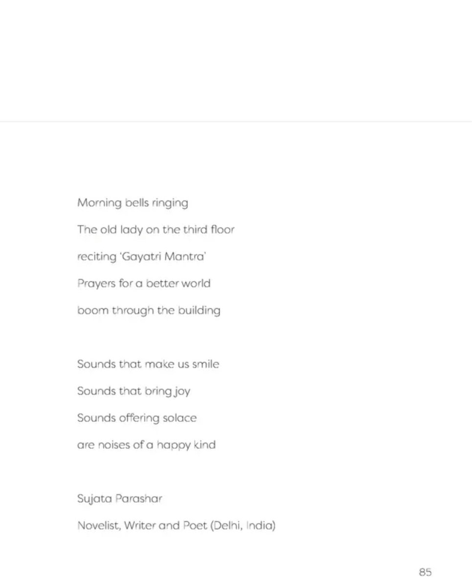 sujatavidu's tweet photo. Happy to share that a Vancouver based #Art #magazine has publ one of my #poems in their latest issue based on this month's theme #Noise
Here's the link -
https://t.co/jTvFXpEqJG
#poetrylovers
#poetry #poem #soundthatmatters #sound https://t.co/EpEIjom7iu