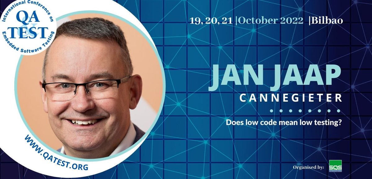 QATestBilbao's tweet photo. "Does low code mean low testing?" @jjcannegieter will answer these questions and more at #qatest2022 ➡️ https://t.co/II4caKDB6d
#conference #conferences #event #Software #SoftwareTesting #testing #embedded #lowtesting #October2022 #Bilbao https://t.co/4vAmFWQ1nk