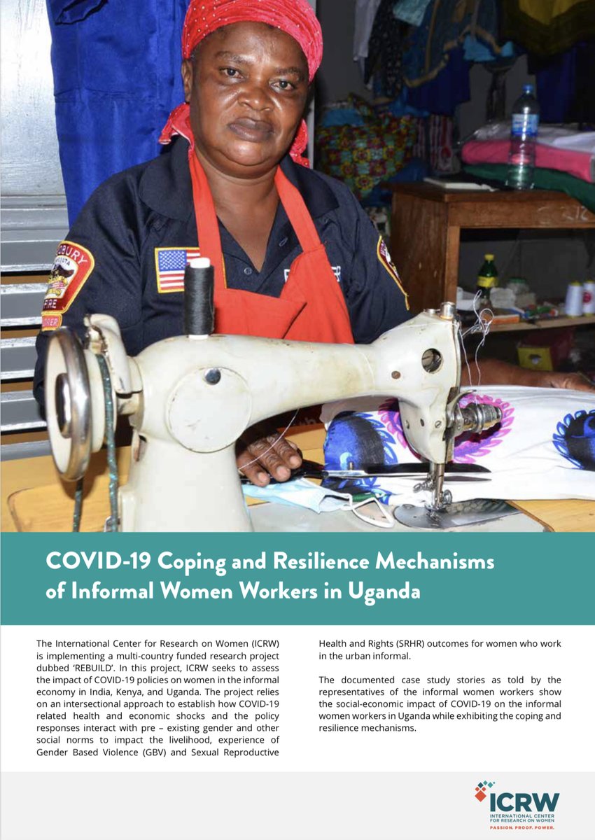 ICRWAfrica's tweet photo. Women were disproportionately impacted by the COVID-19 pandemic world over. Read about Uganda informal women worker's coping and resilience stories to overcome the social economic impact by @ICRWAfrica https://t.co/poE1hlWqSw #REBUILDProject #informalwomenworkers https://t.co/dqzhKtftnd