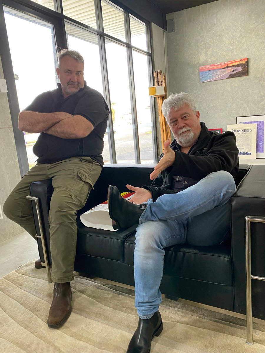 yStop_au's tweet photo. We have been celebrating this week, it's Len our director’s birthday tomorrow and it is a big one! 
We started the fun with our potluck lunch, a ‘Veggie Feast’, where he was gifted with some stylish new boots. Finally a very special sign was posted for him on Main St. #bdayboy https://t.co/zRwEgXN7ja